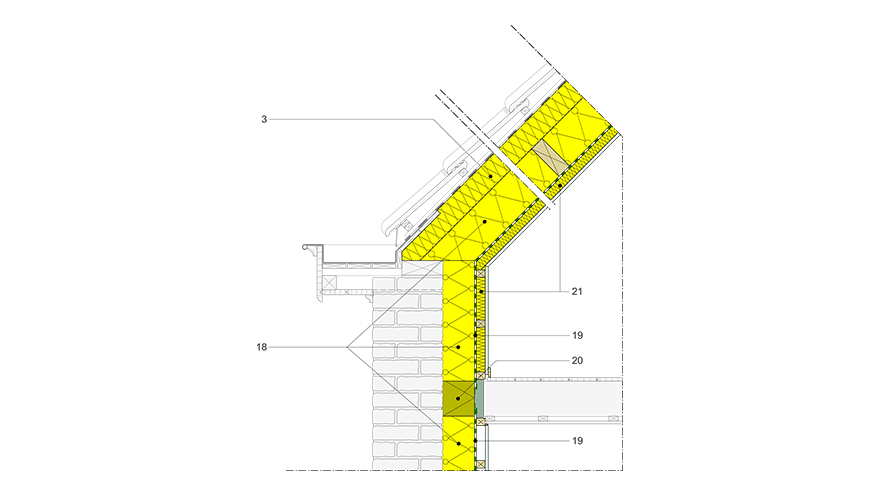 Isolation par l'intérieur des toitures inclinées